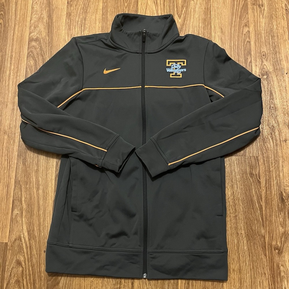 Nike‎ Tennessee Lady Volunteers Full Zip Jacket Women Small Gray Spell Out Logo